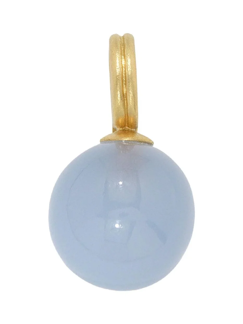 Chalcedony Gumball Heroic Pendant Chalcedony Gumball Heroic Pendant
