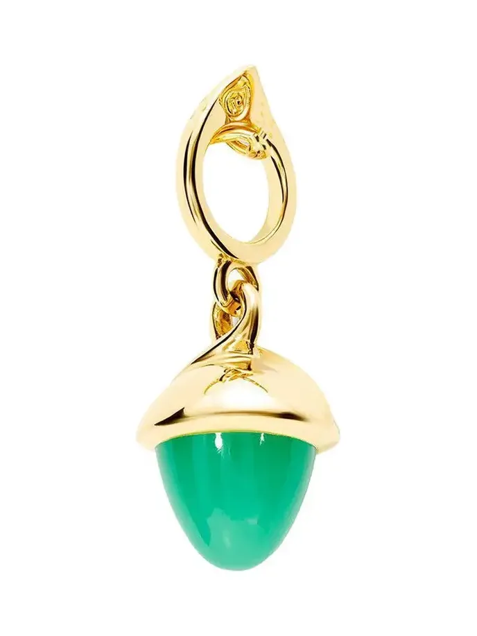 Chrysoprase Mikado Flamenco Pendant