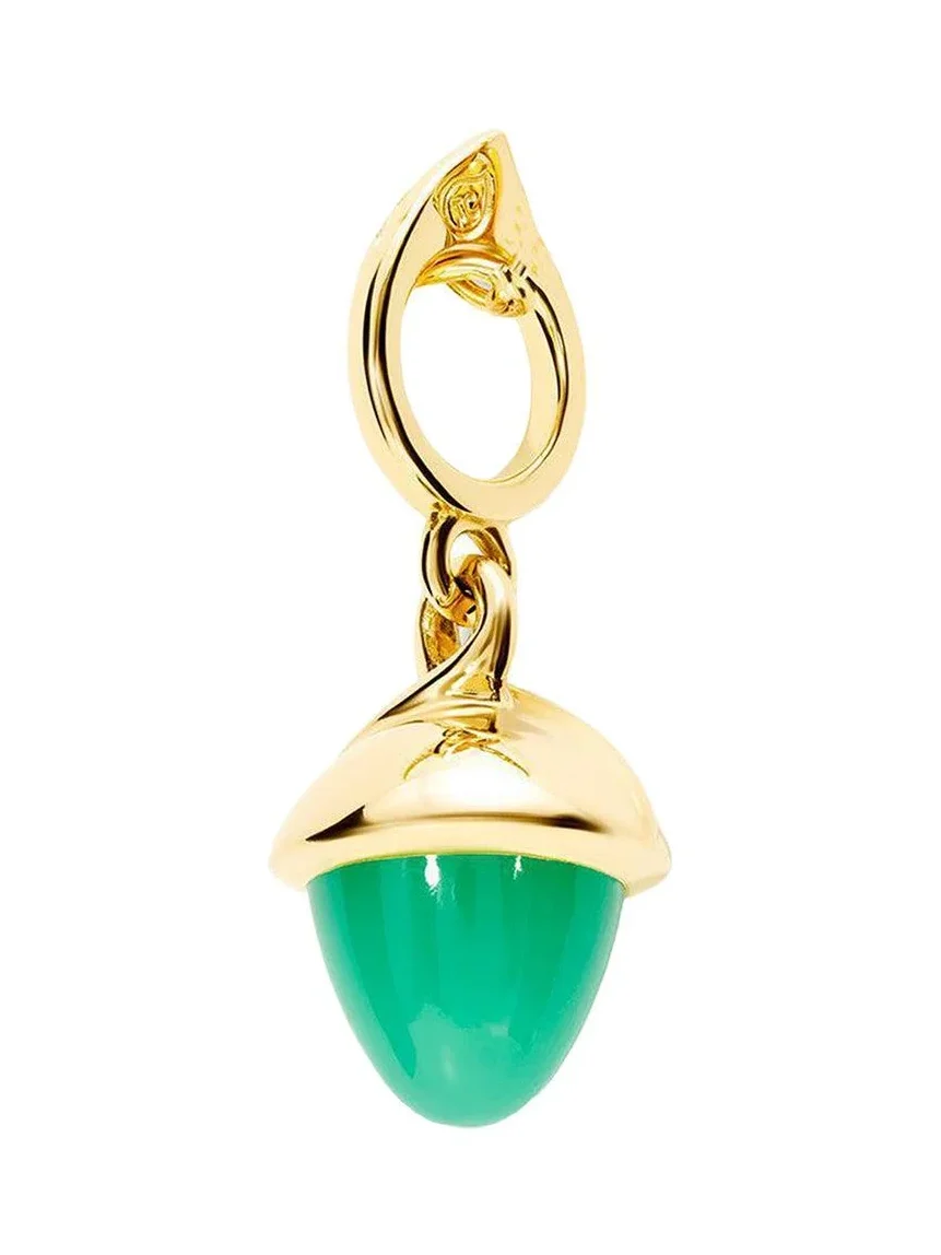 TAMARA COMOLLI Chrysoprase Mikado Flamenco Pendant