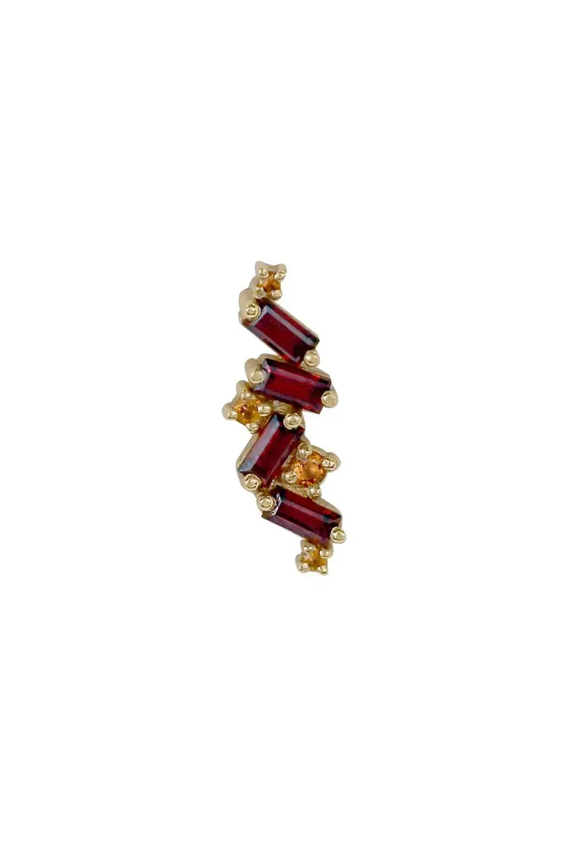 BVLA Citrine Garnet Curve Ear End | Image 1 BVLA Citrine Garnet Curve Ear End | Image 1