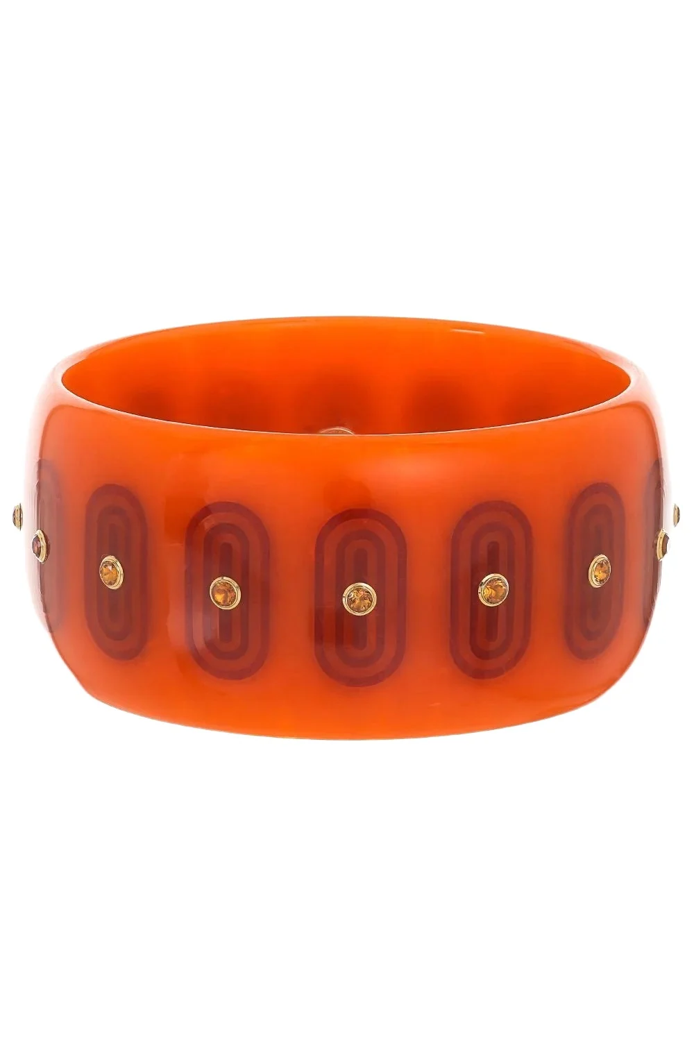 Citrine Orange Bakelite Bangle Citrine Orange Bakelite Bangle