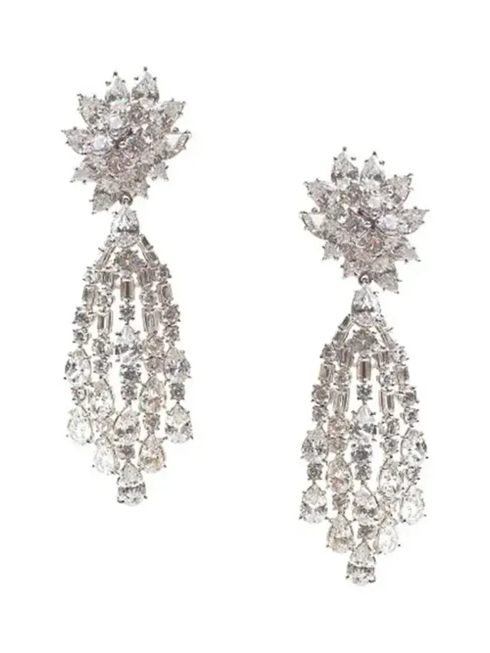 Cluster Waterfall Earrings