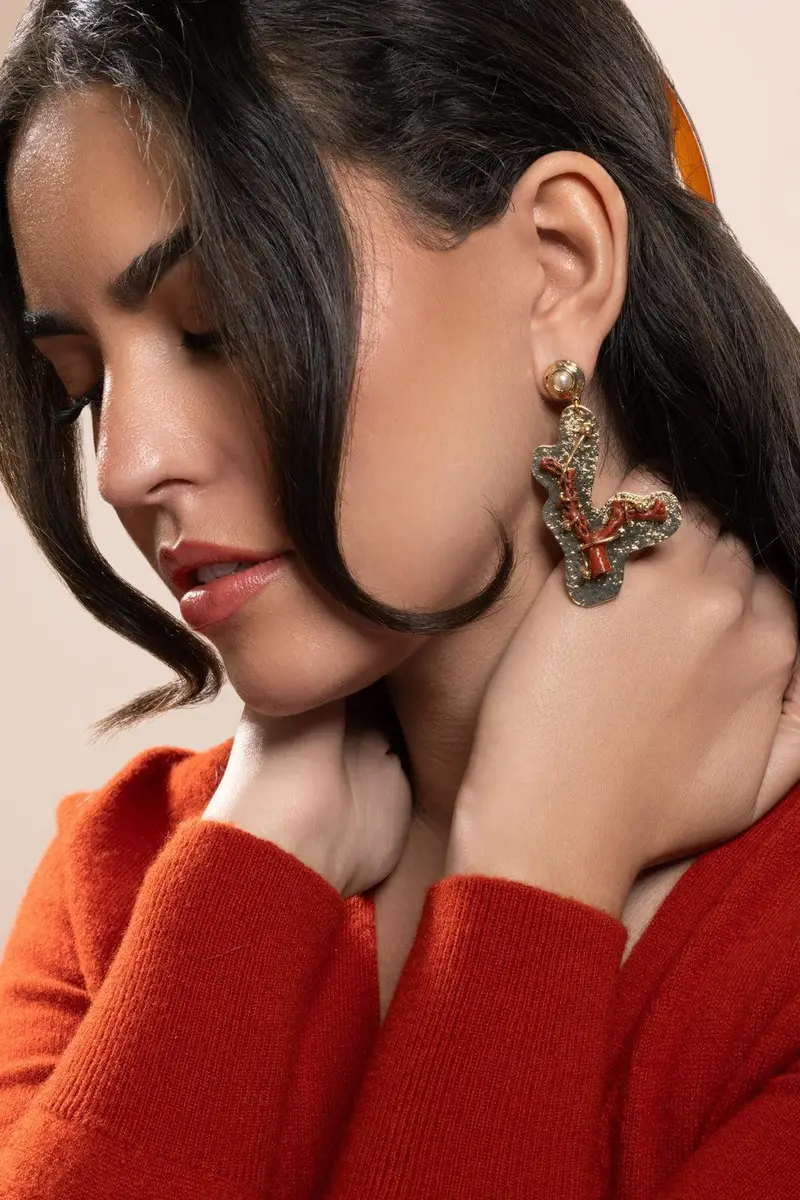 Gas Bijoux Coral Formentera Earrings | Thumbnail 4