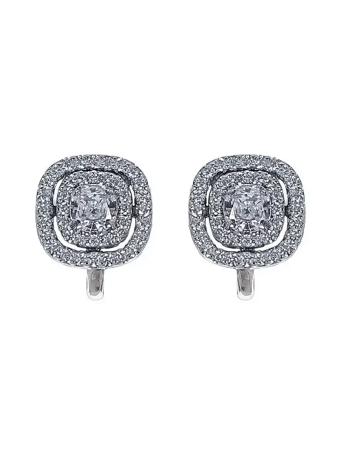 Cushion Cut Double Halo Earrings Cushion Cut Double Halo Earrings