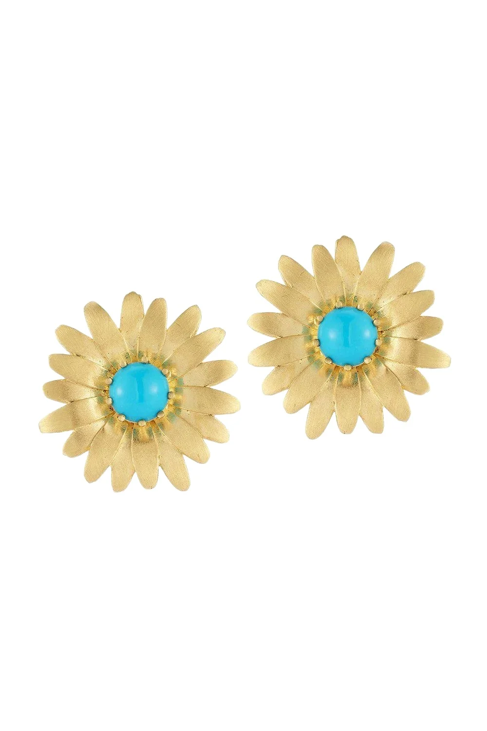 Daisy Turquoise Large Stud Earrings Daisy Turquoise Large Stud Earrings