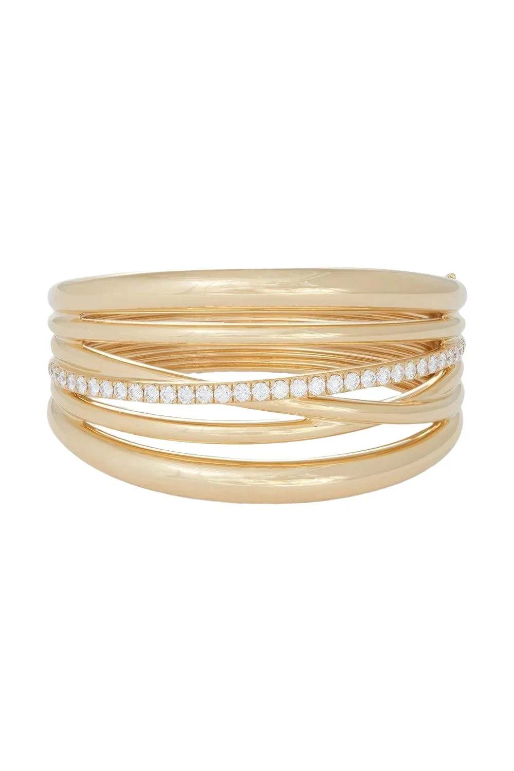SIDNEY GARBER Diamond Accent Scribble Bracelet