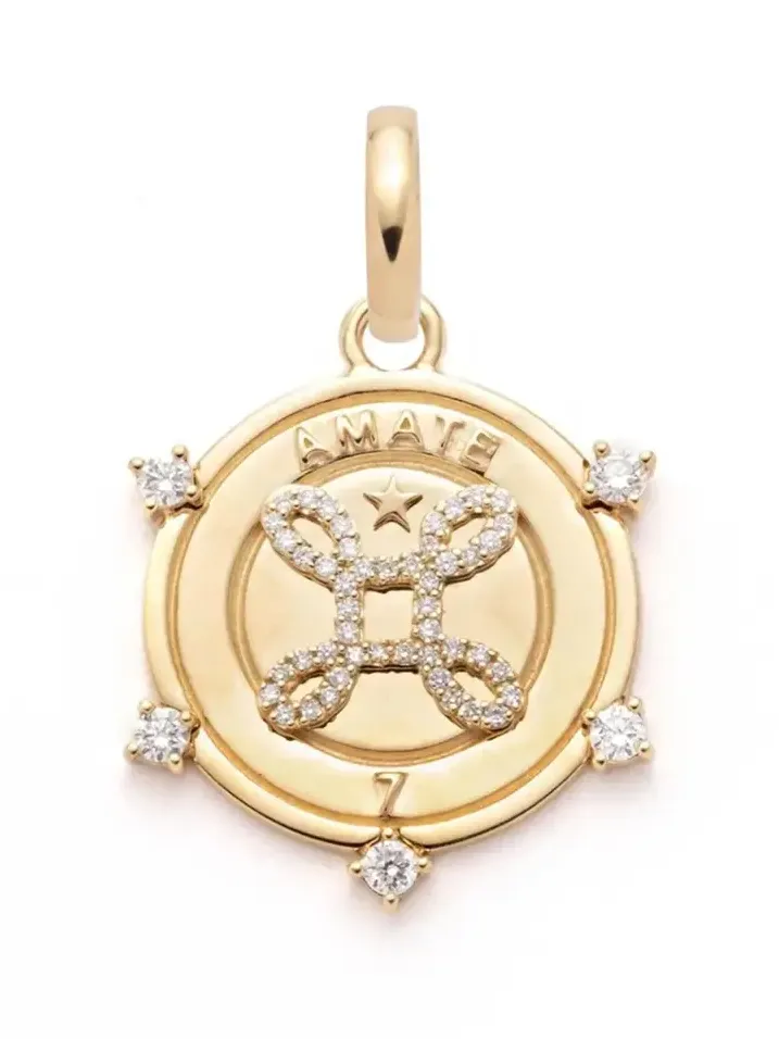 Diamond Amate Medium Medallion Diamond Amate Medium Medallion