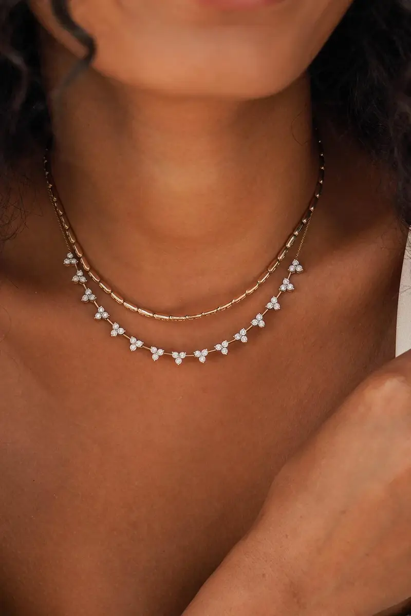 DANA REBECCA DESIGNS Diamond Ava Bea Trio Tennis Necklace | Thumbnail 2 DANA REBECCA DESIGNS Diamond Ava Bea Trio Tennis Necklace | Thumbnail 2