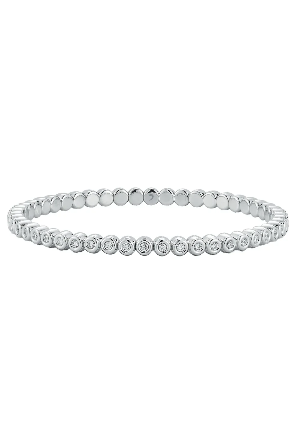 Diamond Bezel Extensible Stretch Bracelet