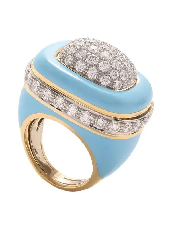 Diamond Blue Cabana Ring