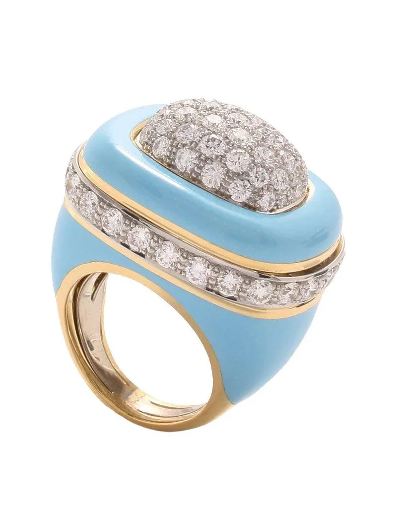 Diamond Blue Cabana Ring Diamond Blue Cabana Ring