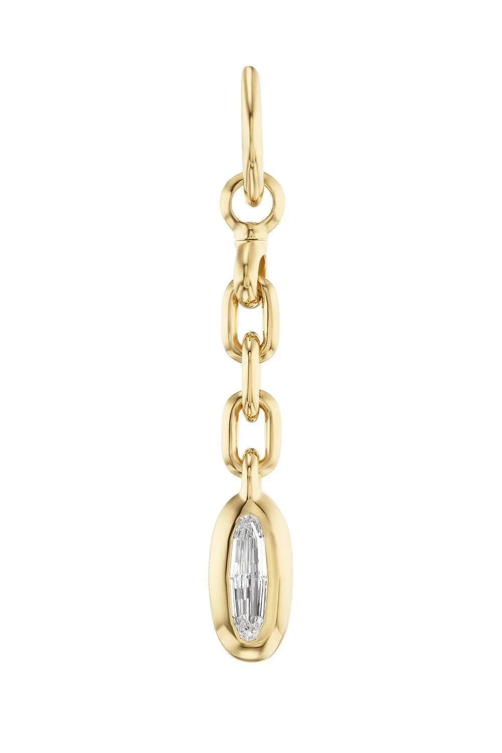 Uniform Object Diamond Carriage Drop Charm