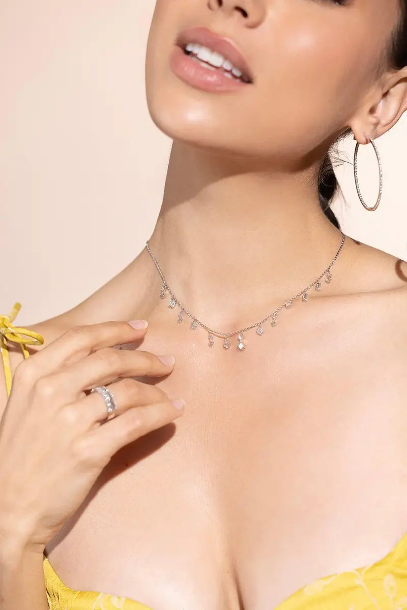 Suzanne Kalan Diamond Cascade Necklace | Thumbnail 2