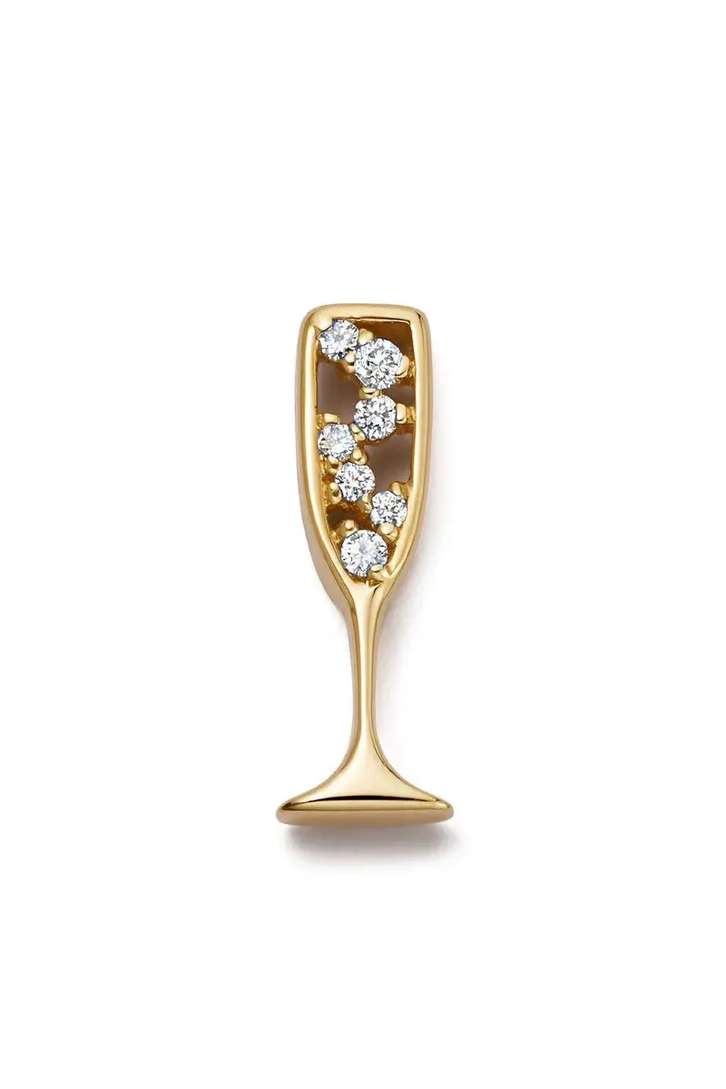 LOQUET Diamond Champagne Charm | Image 1 LOQUET Diamond Champagne Charm | Image 1