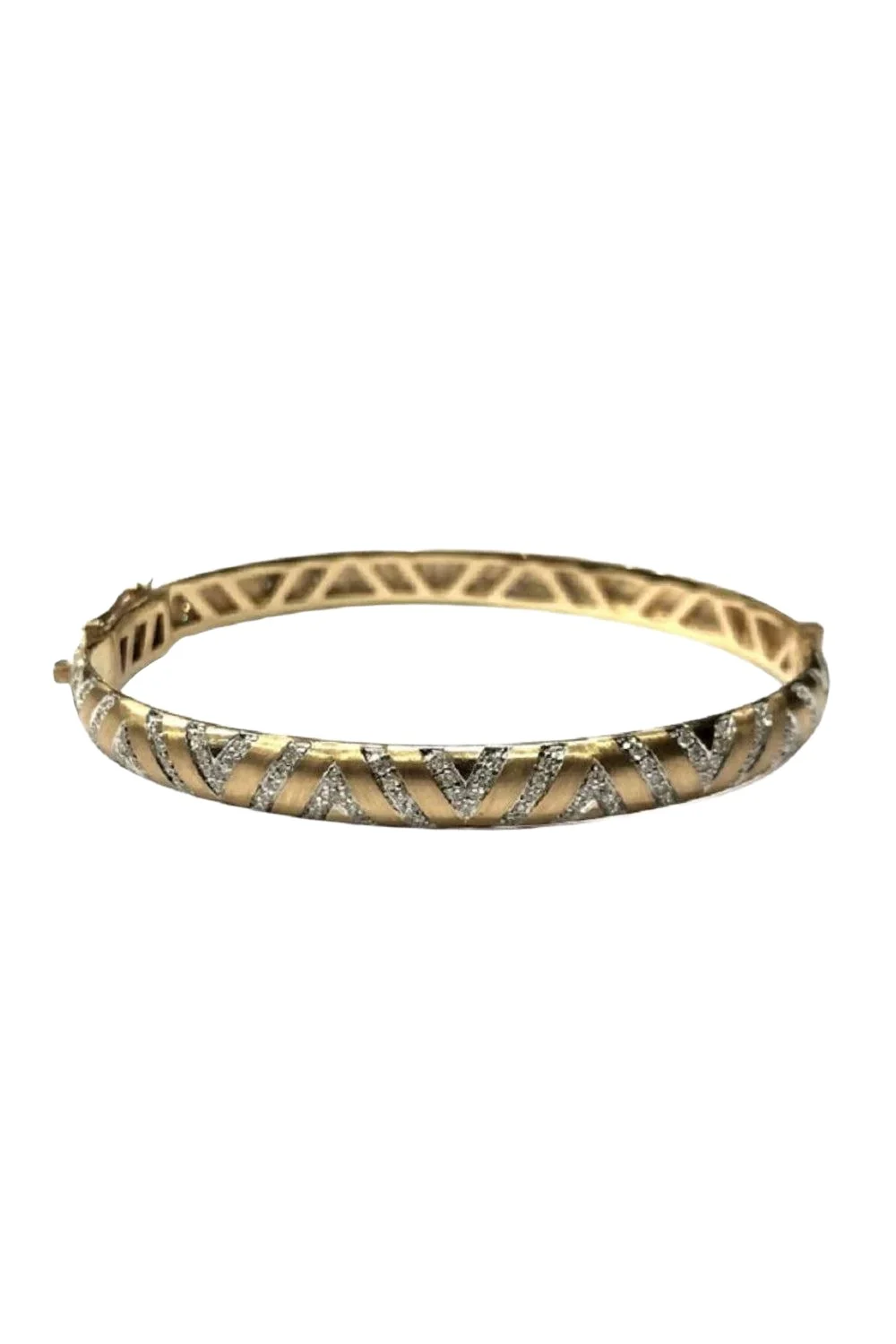 Diamond Chevron Bangle Bracelet Diamond Chevron Bangle Bracelet