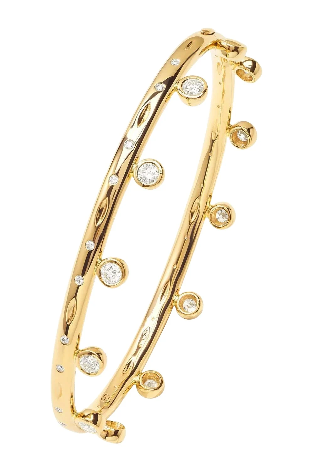 Diamond Classic Gypsy Bangle Bracelet Diamond Classic Gypsy Bangle Bracelet