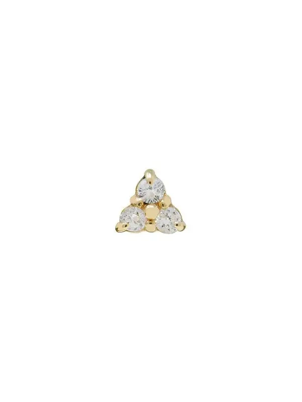 Diamond Cléo Trio Triangle Cluster Stud Earring Diamond Cléo Trio Triangle Cluster Stud Earring
