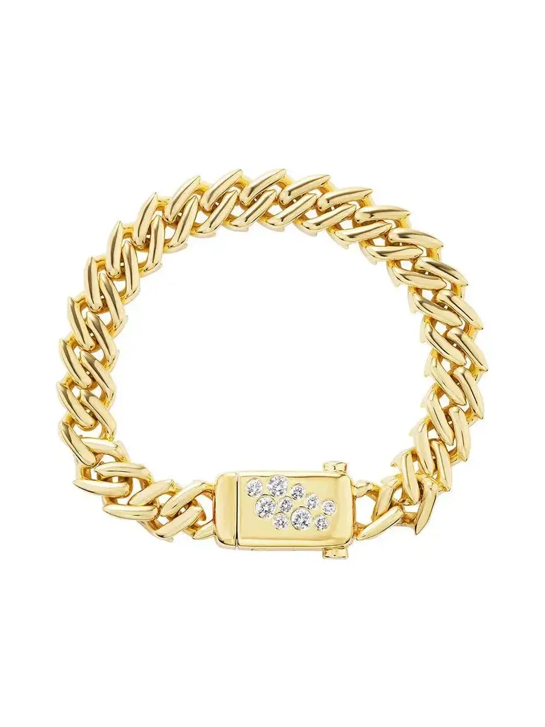 Diamond Curb Chain Bracelet Diamond Curb Chain Bracelet