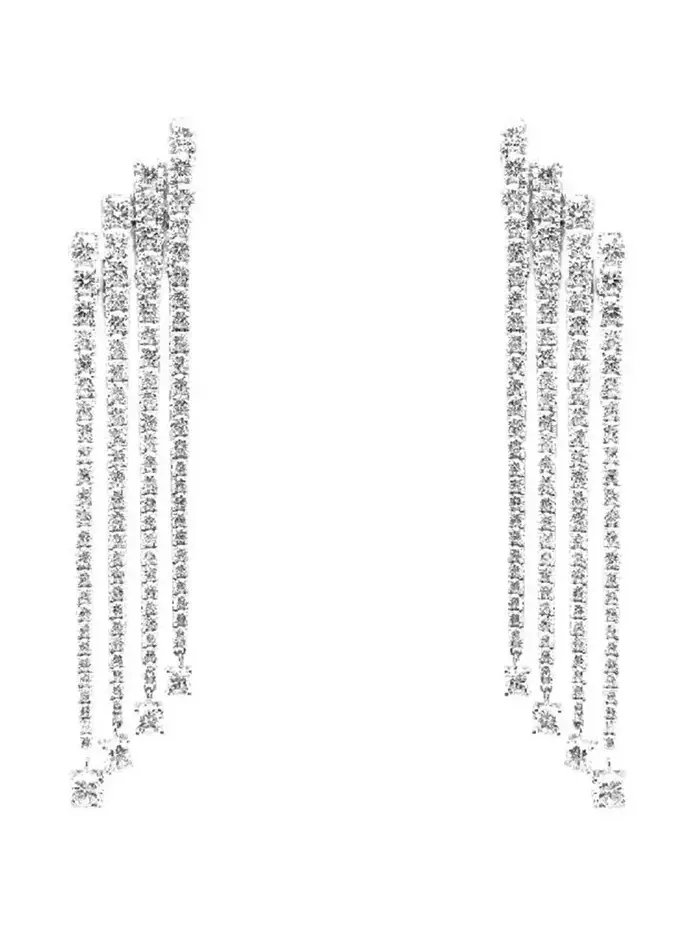 Diamond Drop Earrings Diamond Drop Earrings