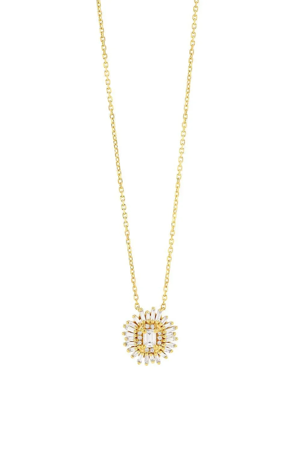 Diamond Flower Pendant Necklace Diamond Flower Pendant Necklace