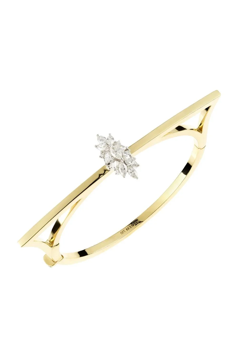 Diamond Golden Strada Bangle Bracelet Diamond Golden Strada Bangle Bracelet