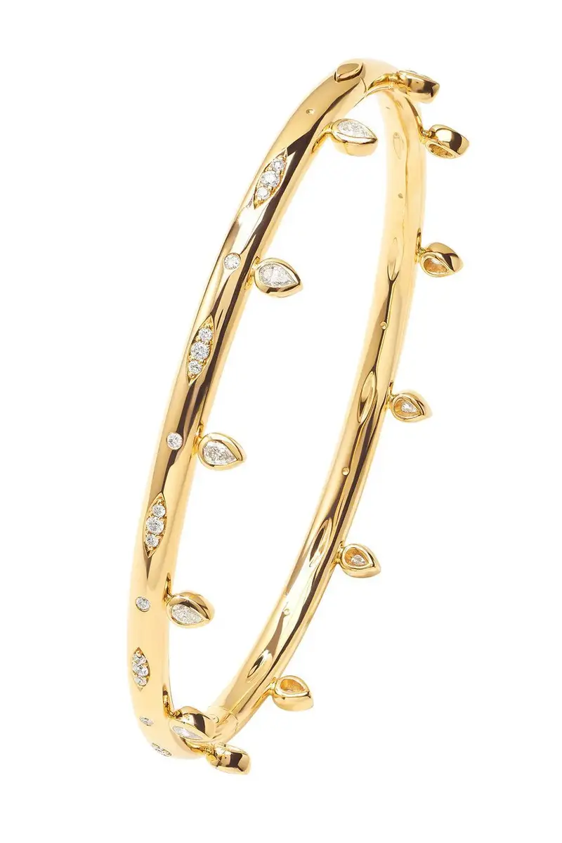 TAMARA COMOLLI Diamond Gypsy Drop Bangle Bracelet | Image 1 TAMARA COMOLLI Diamond Gypsy Drop Bangle Bracelet | Image 1