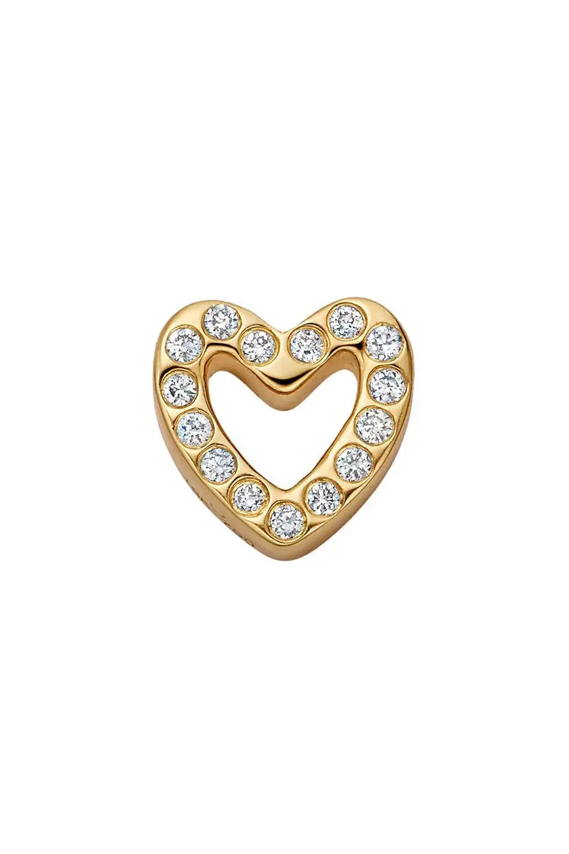 LOQUET Diamond Heart Charm | Image 1 LOQUET Diamond Heart Charm | Image 1