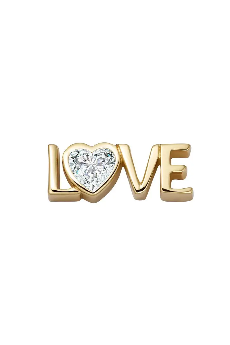 LOQUET Diamond Heart Love Charm | Image 1 LOQUET Diamond Heart Love Charm | Image 1