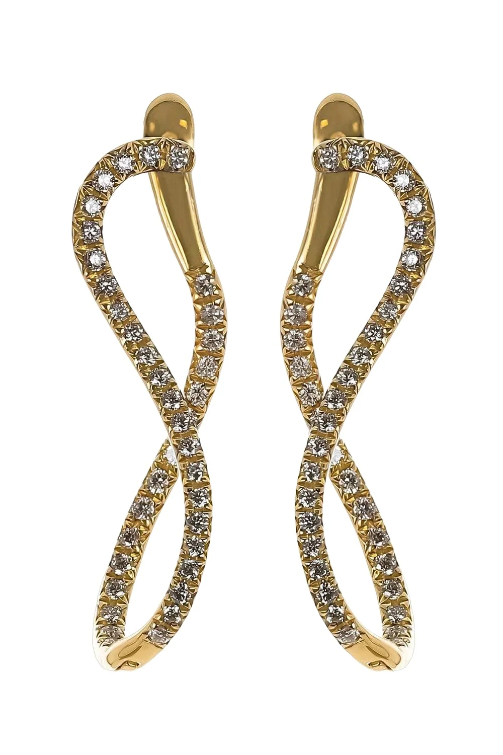 Diamond Inifity Earrings Diamond Inifity Earrings