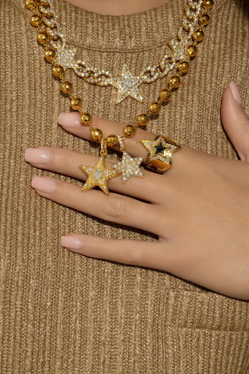 BUDDHA MAMA Diamond Kite Star Pendant | Thumbnail 4