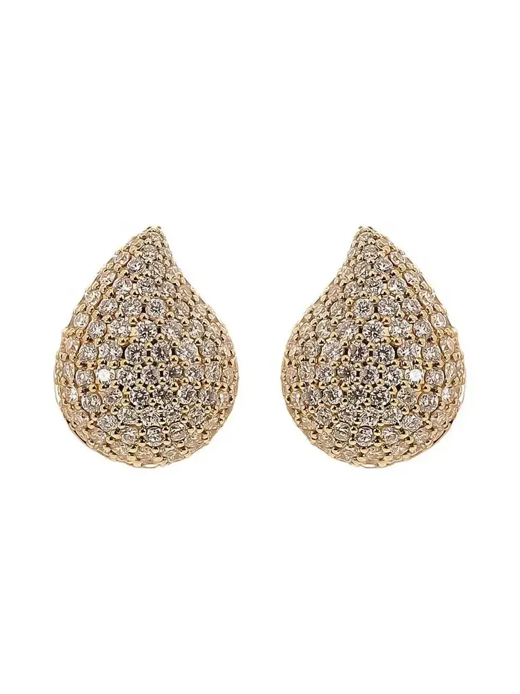 Diamond Large Signature Earrings