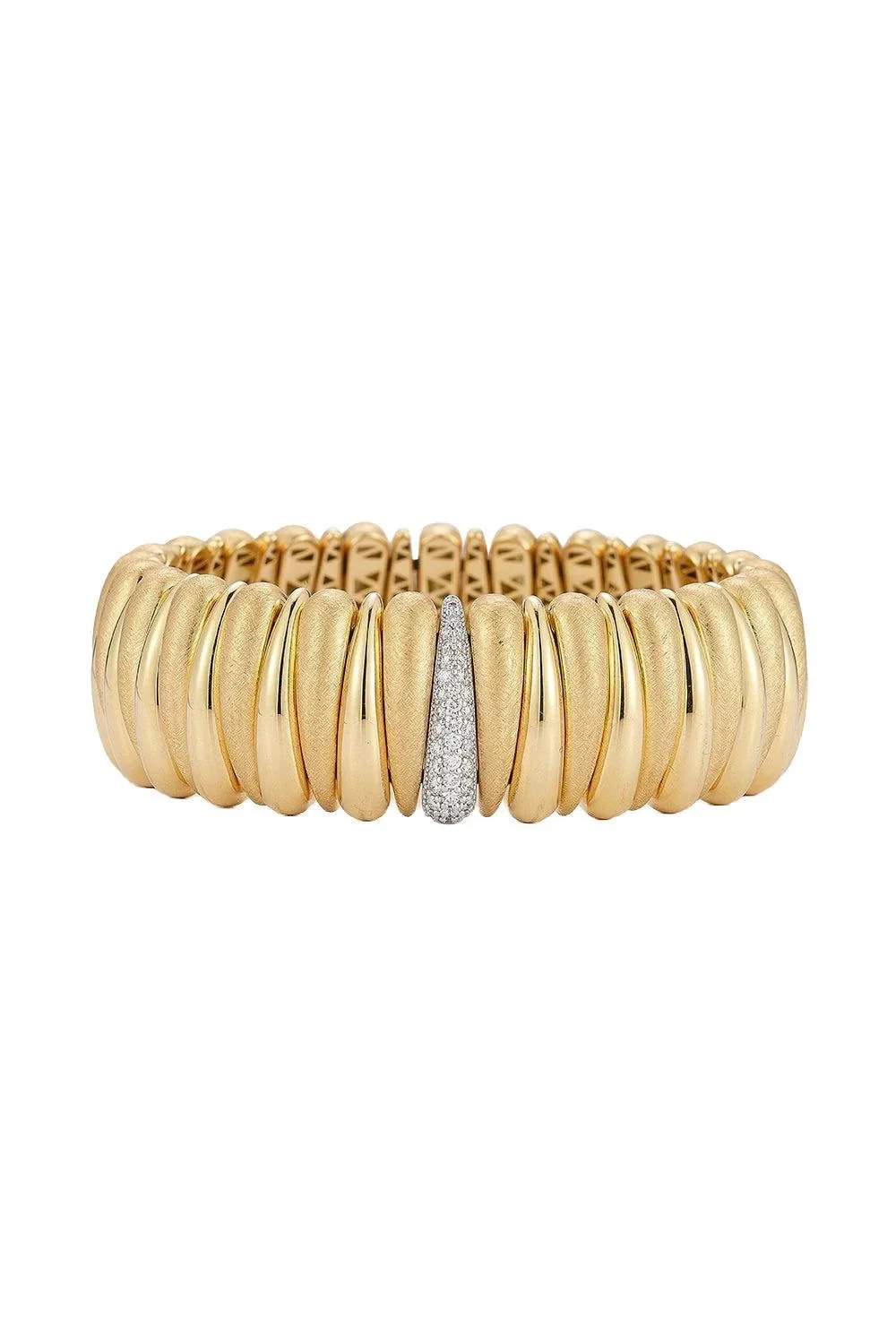 Diamond Link Shiny Matte Ceramic Artiglio Stretch Bracelet Diamond Link Shiny Matte Ceramic Artiglio Stretch Bracelet