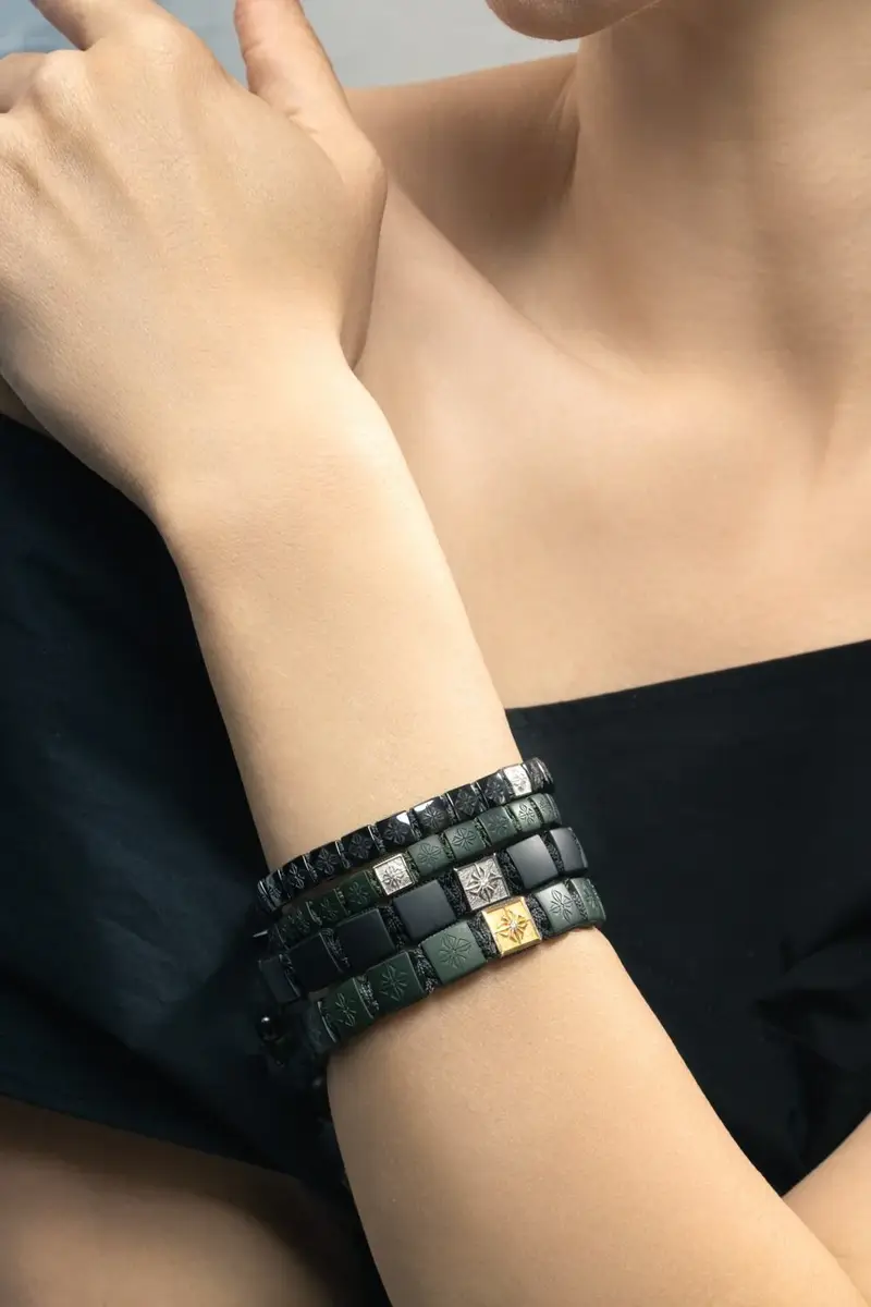 SHAMBALLA JEWELS Diamond Matte Black Lock Bracelet | Thumbnail 2 SHAMBALLA JEWELS Diamond Matte Black Lock Bracelet | Thumbnail 2