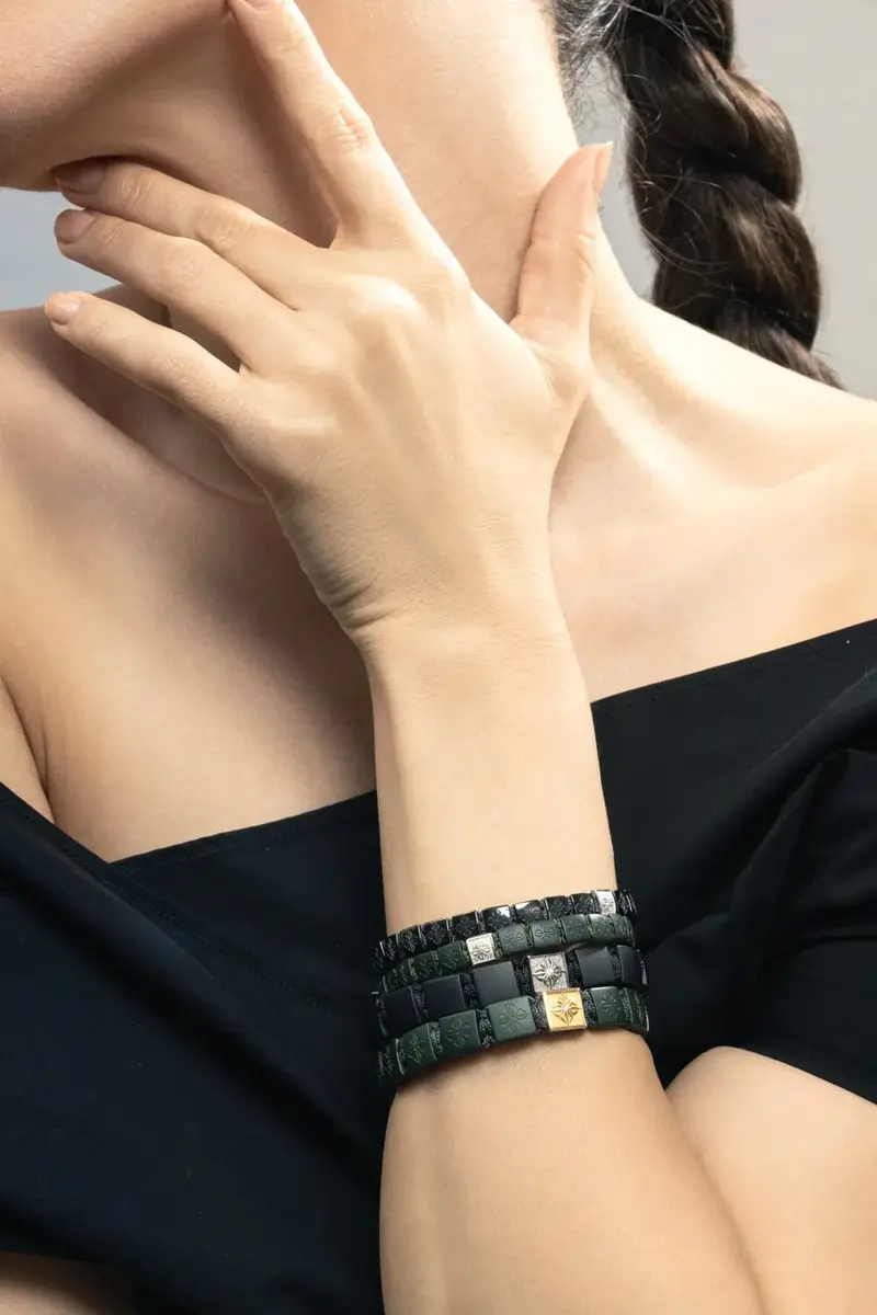 SHAMBALLA JEWELS Diamond Matte Black Lock Bracelet | Thumbnail 3 SHAMBALLA JEWELS Diamond Matte Black Lock Bracelet | Thumbnail 3