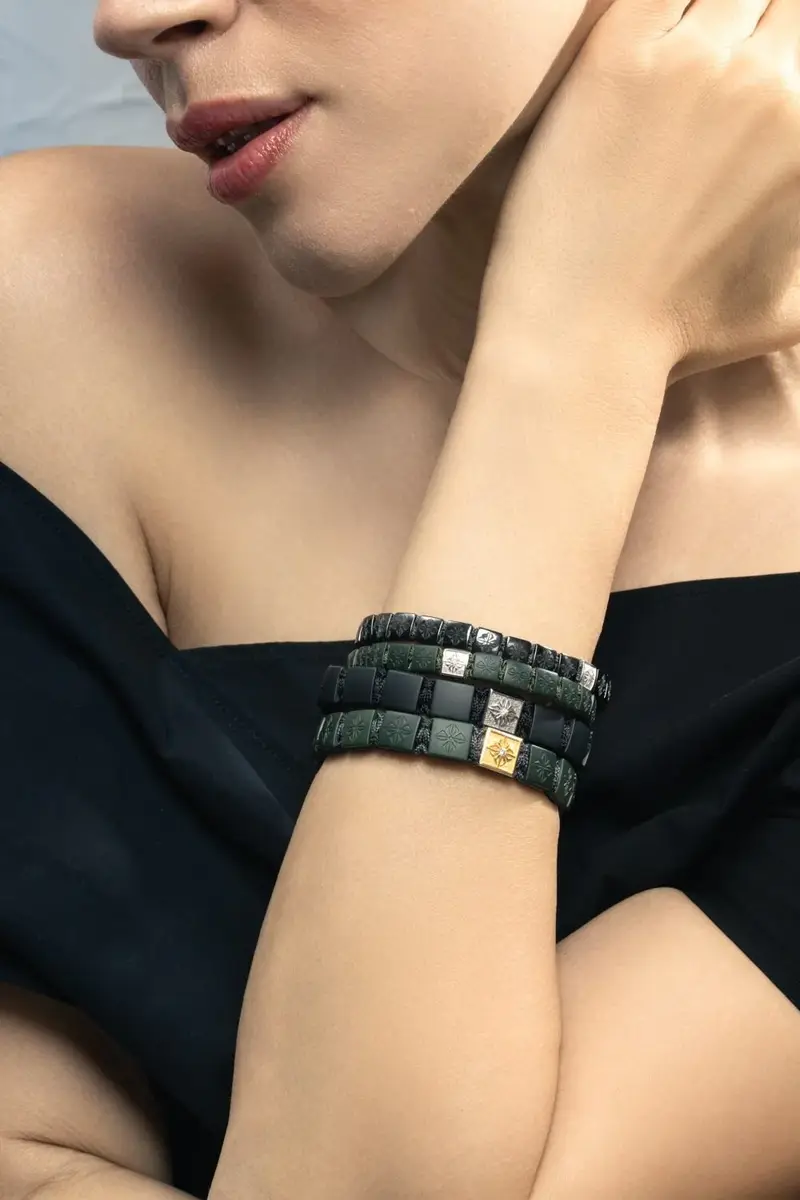 SHAMBALLA JEWELS Diamond Matte Black Lock Bracelet | Thumbnail 4 SHAMBALLA JEWELS Diamond Matte Black Lock Bracelet | Thumbnail 4