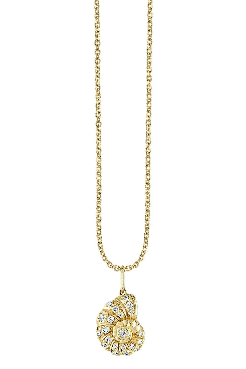 Diamond Nautilus Shell Necklace Diamond Nautilus Shell Necklace