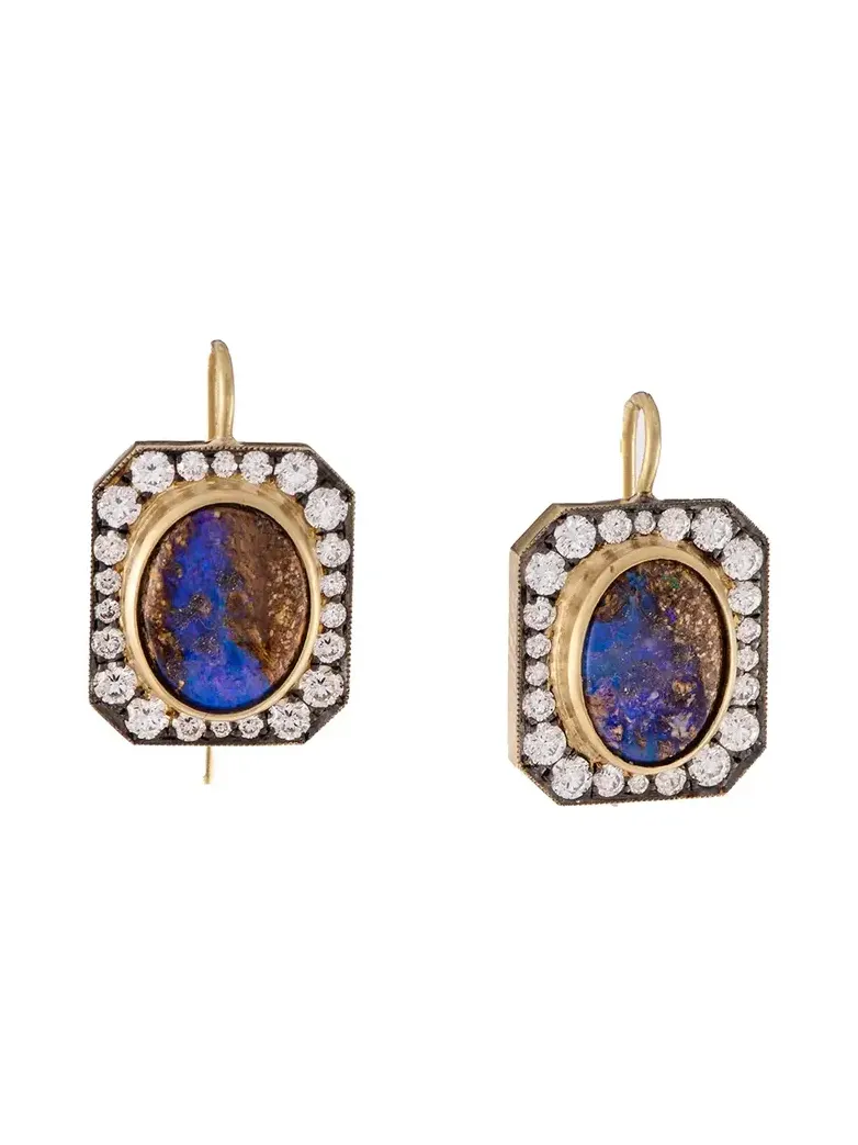 Diamond Opal Renee Earrings