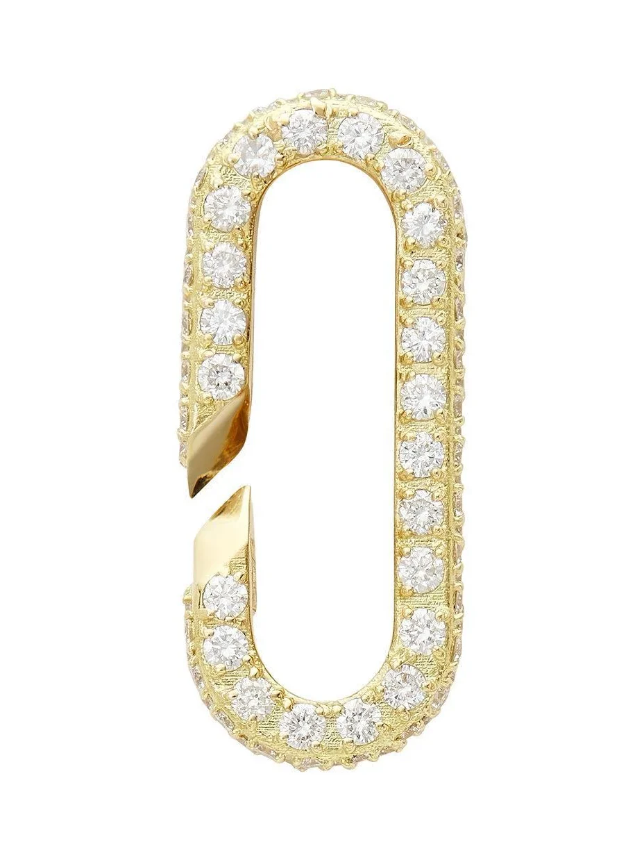 BIZZOTTO Diamond Open Link Paperclip Pendant