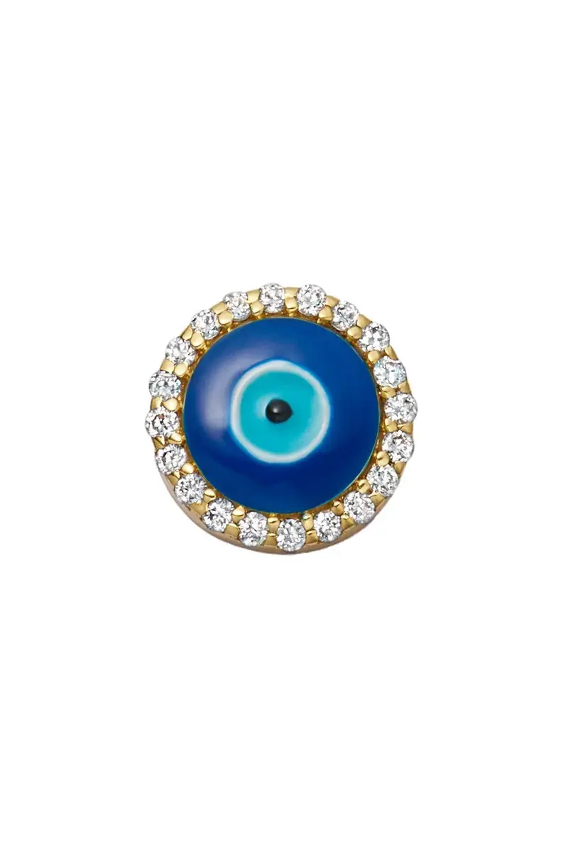 LOQUET Diamond Pave Evil Eye Charm | Image 1 LOQUET Diamond Pave Evil Eye Charm | Image 1