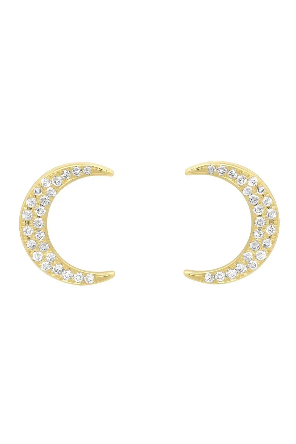 Diamond Pave Mini Carson Stud Earrings Diamond Pave Mini Carson Stud Earrings