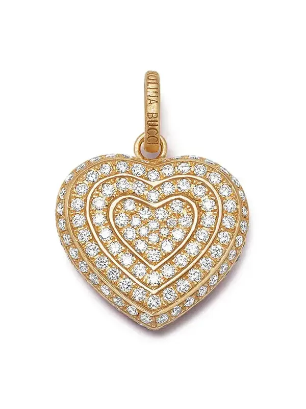 Diamond Pavé Small Cuore Pendant