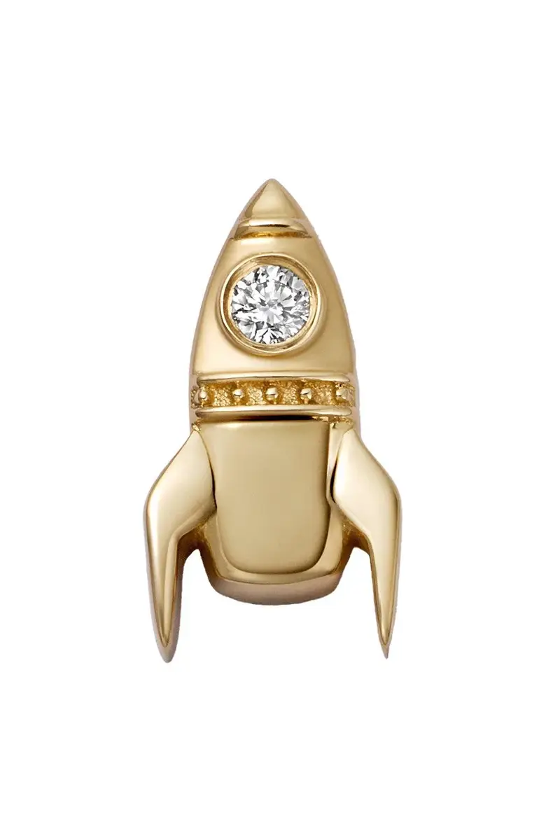 LOQUET Diamond Pocket Rocket Charm | Image 1 LOQUET Diamond Pocket Rocket Charm | Image 1