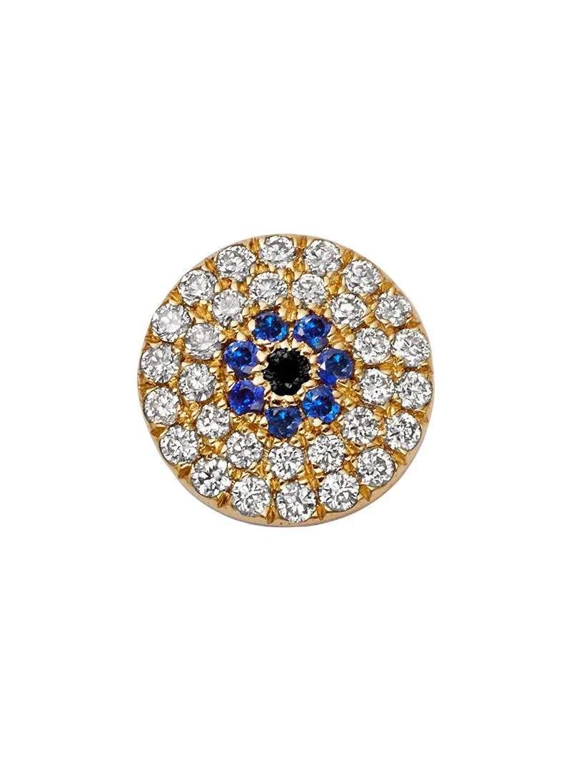 Diamond Sapphire Evil Eye Charm Diamond Sapphire Evil Eye Charm