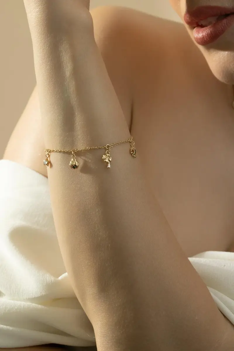 MONICA RICH KOSANN Diamond Sapphire My Lucky Charm Bracelet | Thumbnail 2 MONICA RICH KOSANN Diamond Sapphire My Lucky Charm Bracelet | Thumbnail 2