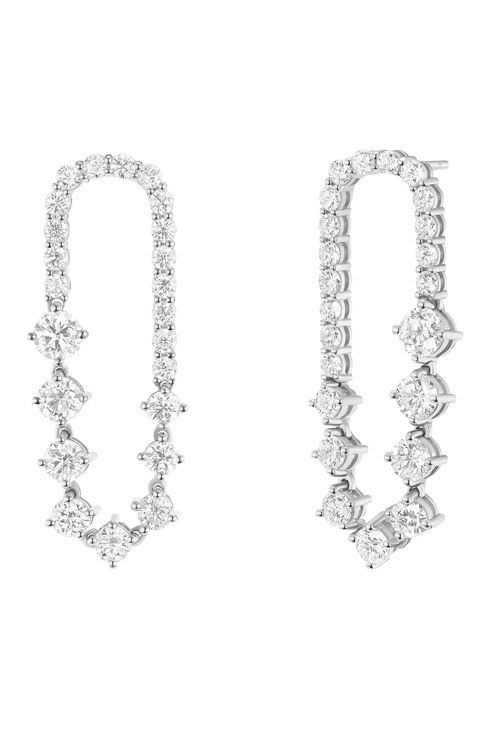 Diamond Small Stella Ellipse Earrings