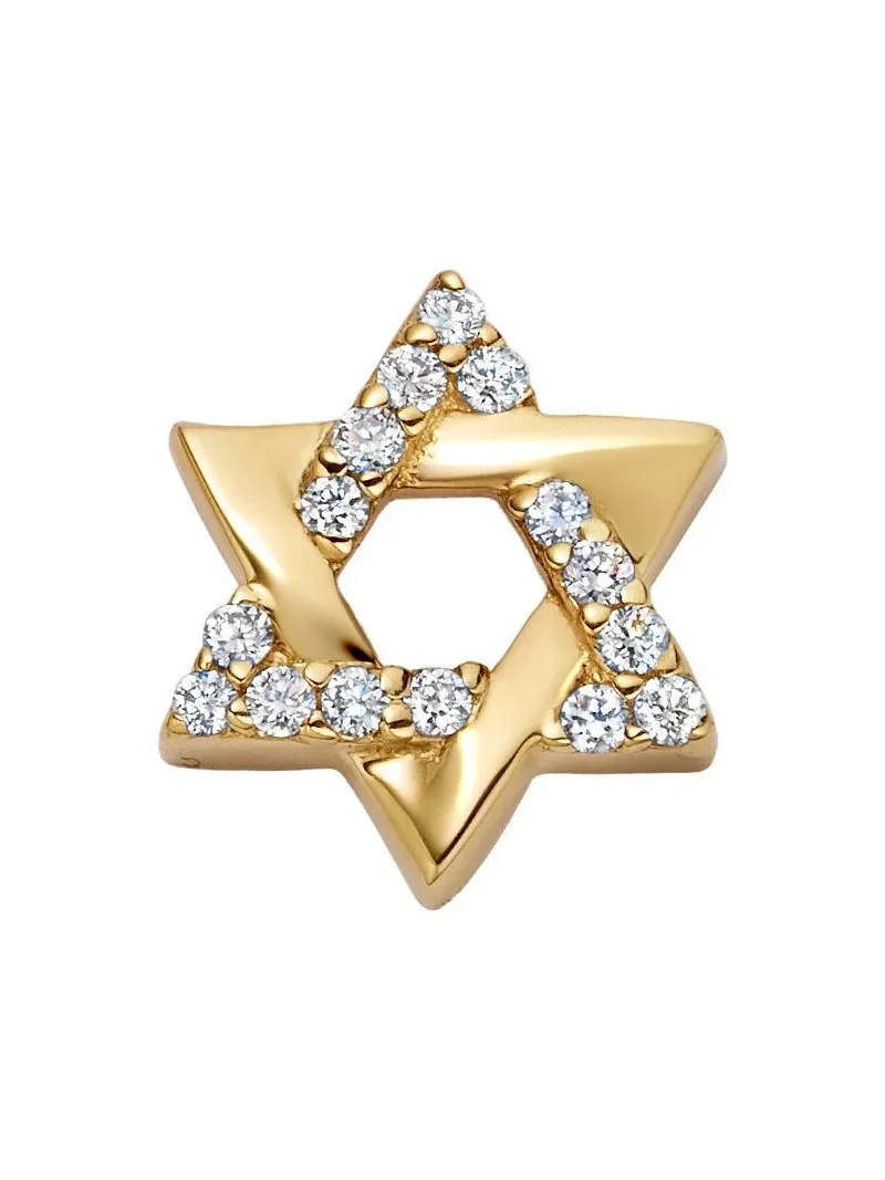 Diamond Star Of David Charm Diamond Star Of David Charm