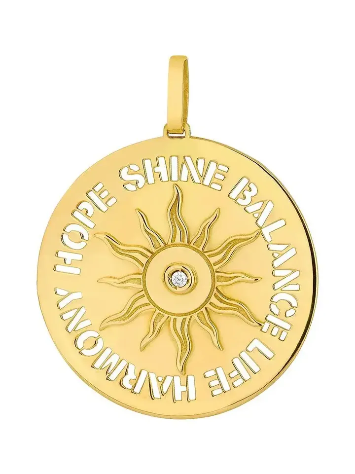 Diamond Sun Pendant