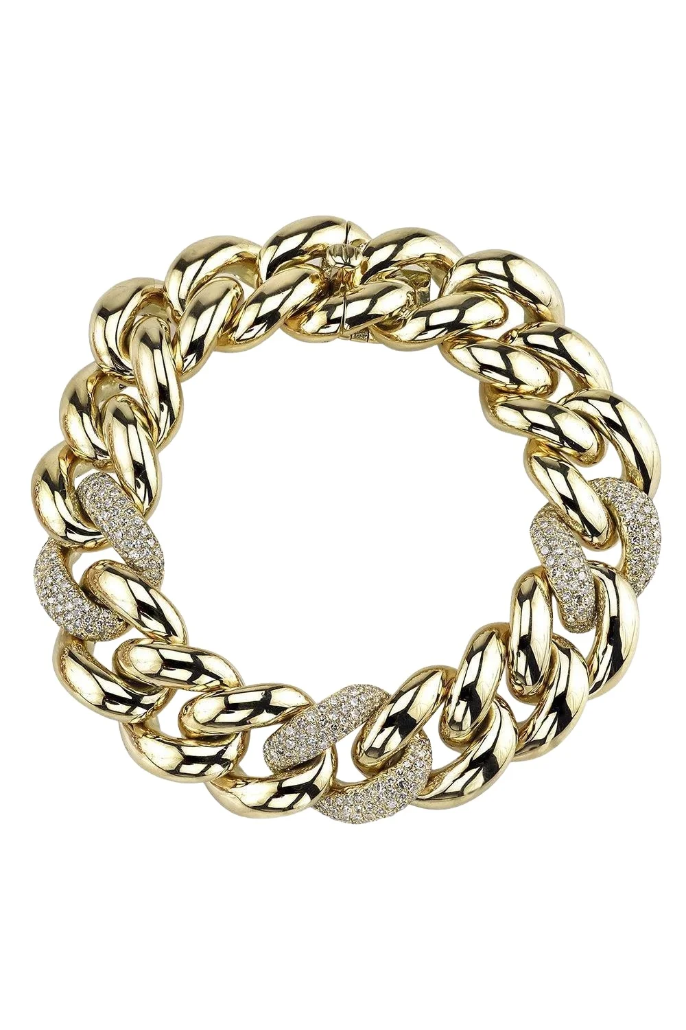 Diamond Triple Pave Jumbo Link Bracelet Diamond Triple Pave Jumbo Link Bracelet