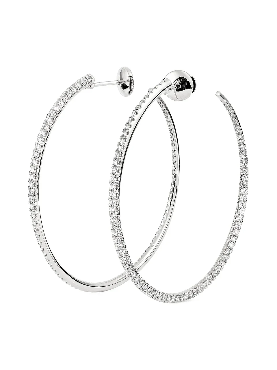 Engelbert 1920 Diamond Twisted Earrings - 45Mm