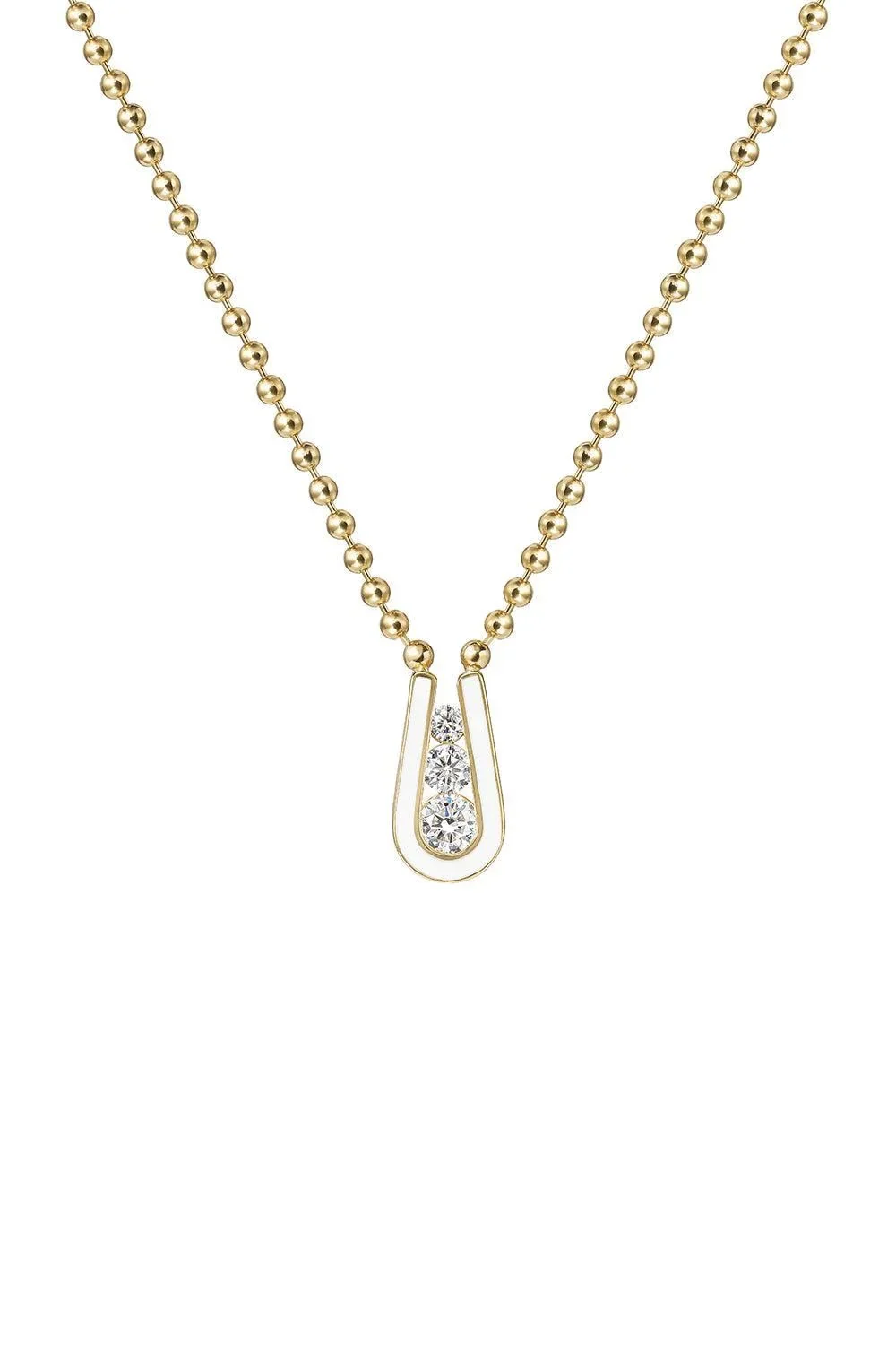 Diamond White Daphne Pendant Necklace Diamond White Daphne Pendant Necklace